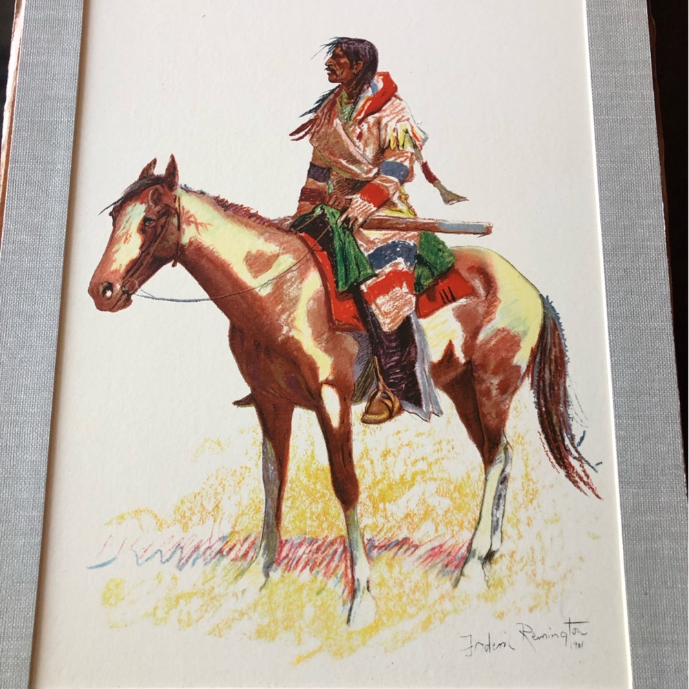 Fredrick Remington Print title A Breed